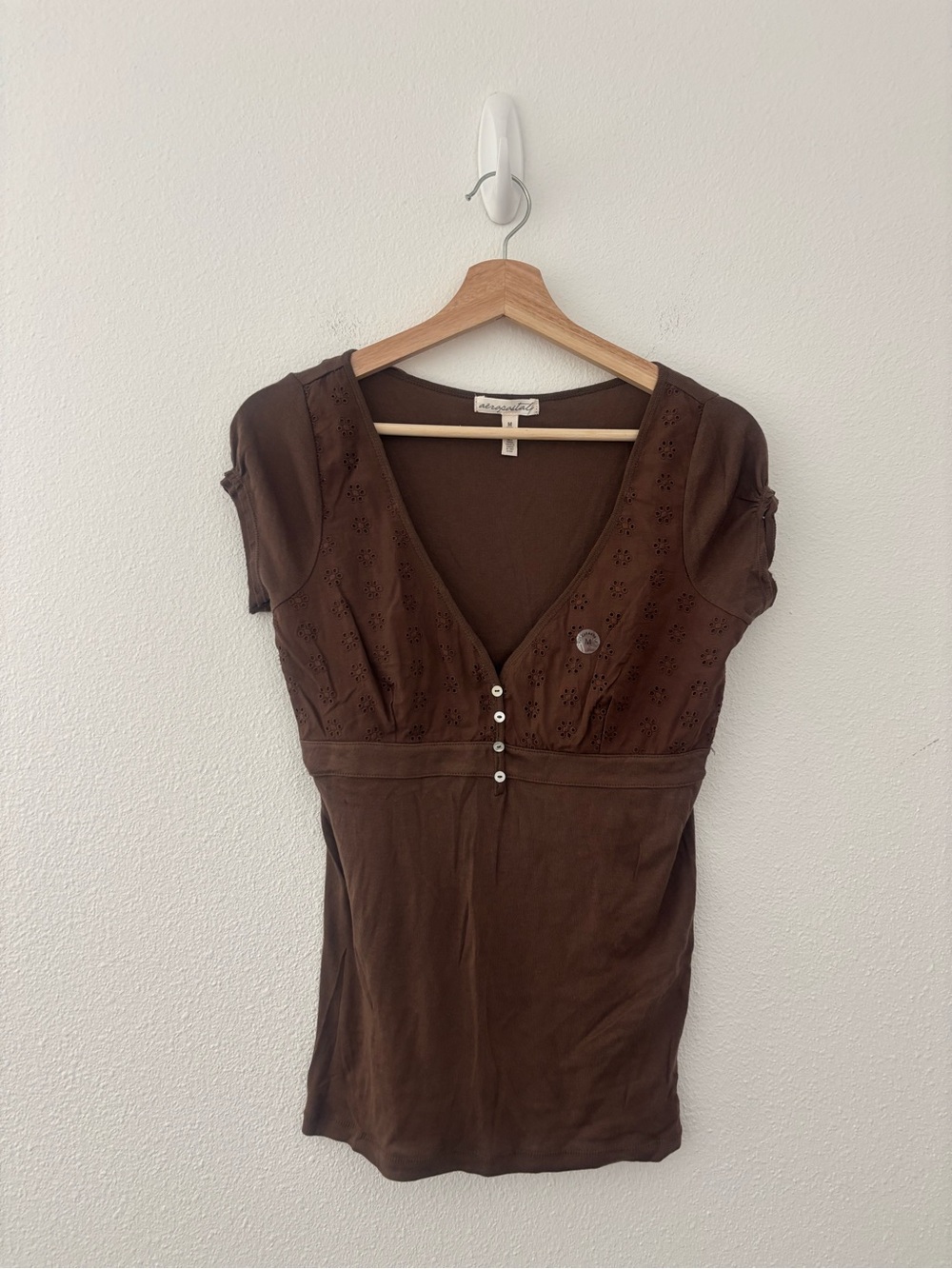 Aeropostale y2k brown shirt